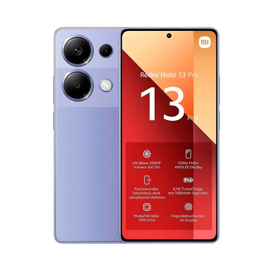 Imagen de Xiaomi Redmi Note 13 Pro Lila 8Gb Ram 256Gb Dual Sim Mx