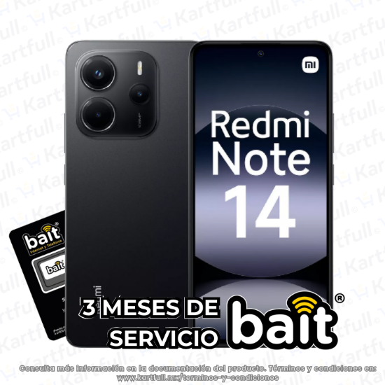 Imagen de Xiaomi Redmi Note 14 Negro 6GB Ram 128GB Dual Sim Mx