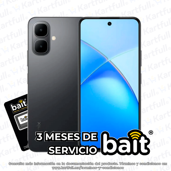 Imagen de Infinix Smart 10 Negro 4Gb Ram 128Gb Mx