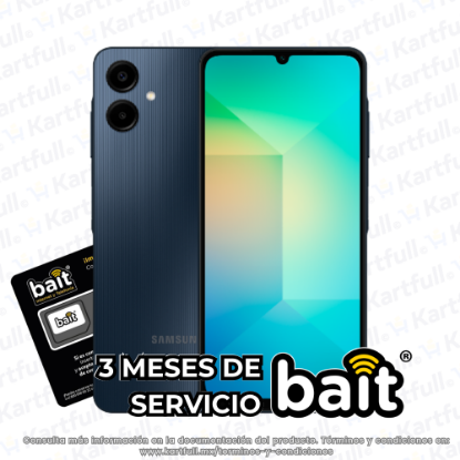 Imagen de Samsung A06 4Gb Ram 64Gb Negro Importado
